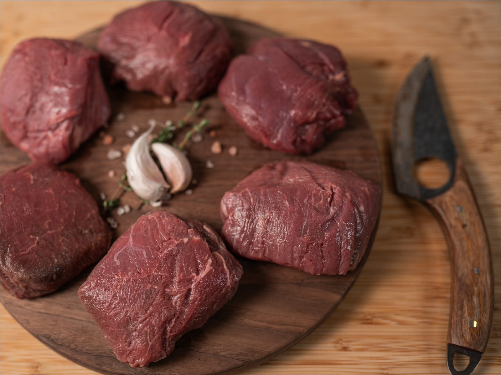 Richards Regenerative 6 oz Filet Mignon Steaks - Buy 7, Get 8!